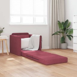 vidaXL Slaapbank Wijnrood 74 x 77 x 81 cm Stof