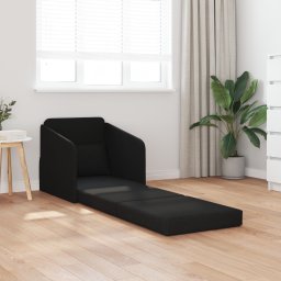 vidaXL Slaapbank Zwart 65 x 80 x 83 cm Stof