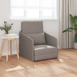 vidaXL Slaapbank Taupe 65 x 80 x 83 cm Stof