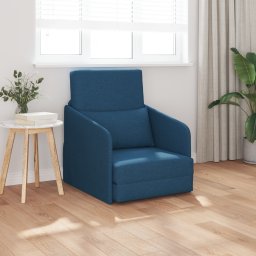 vidaXL Slaapbank Blauw 65 x 80 x 83 cm Stof