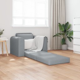 vidaXL Slaapbank Lichtgrijs 98 x 71 x 83 cm Stof