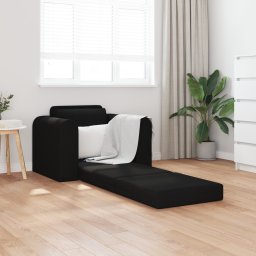 vidaXL Slaapbank Zwart 98 x 71 x 83 cm Stof