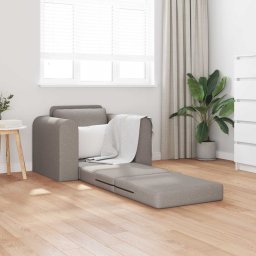 vidaXL Slaapbank Taupe 98 x 71 x 83 cm Stof
