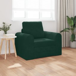 vidaXL Slaapbank Donkergroen 98 x 71 x 83 cm Fluweel