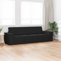 vidaXL Slaapbank Zwart 245 x 78 x 77 cm Stof