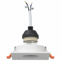 vidaXL Spotje 24 st Wit 9 x 9 x 2 cm Aluminium