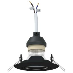 vidaXL Spotje 12 st Zwart 9 x 9 x 2.5 cm Metaal