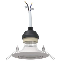 vidaXL Spotje 12 st Wit 9 x 9 x 2.5 cm Metaal