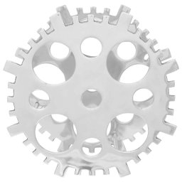 vidaXL Wijnrek Zilver 39 x 14 x 39 cm Aluminium