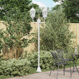 vidaXL Tuinverlichting 68 x 20 x 235 cm Aluminium en Glas