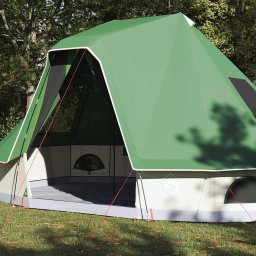 vidaXL Tipi Tent 6-persoons Groen taft