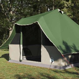 vidaXL Tipi Tent 8-persoons Groen taft