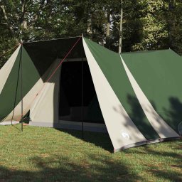 vidaXL Tipi Tent 12-persoons Groen taft