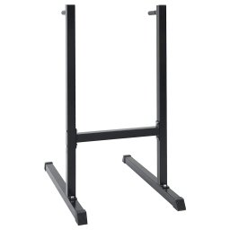 vidaXL Dip station Zwart 103,5 x 66,5 x 121,5 cm Gepoedercoat staal