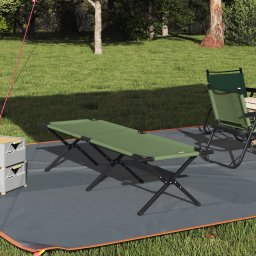 vidaXL Opvouwbaar Camping Bed Groen 193 x 69 x 45 cm Oxford stof