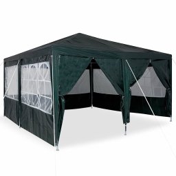 vidaXL Partytent Groen 400 x 400 x 266 cm Polyetheen