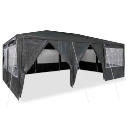 vidaXL Partytent Antraciet 600 x 400 x 266 cm Polyetheen