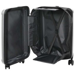 vidaXL Koffer met slot Zilver 34 x 23 x 55.5 cm ABS Kunststof
