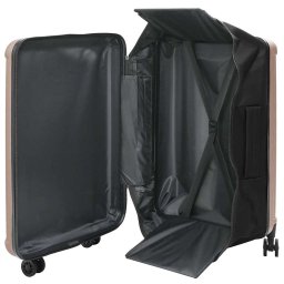 vidaXL Koffer met slot Roségoud 50 x 30 x 76 cm ABS Kunststof
