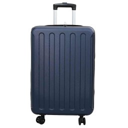 vidaXL Koffer met slot Donkerblauw 43 x 27 x 66 cm ABS Kunststof