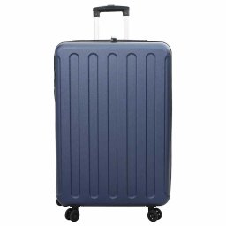 vidaXL Koffer met slot Donkerblauw 50 x 30 x 76 cm ABS Kunststof