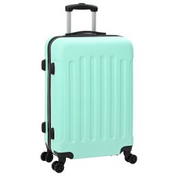 vidaXL Koffer met slot 3 pcs Mintgroen 50 x 31 x 78 cm ABS Kunststof