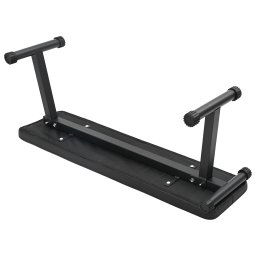 vidaXL Vouwgewichtbank Zwart 109 x 29 x 42 cm Staal