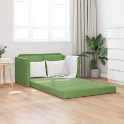 vidaXL Slaapbank Lichtgroen 204 x 122 x 60 cm Fluweel