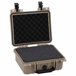 vidaXL Hardcase koffer Zand 27 x 24,5 x 12,5 cm Polypropyleen en ABS