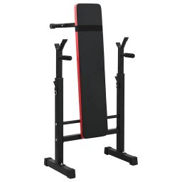 VidaXL Gewichtbank Zwart 126.5 x 67 x 111 cm Gepoedercoat staal
