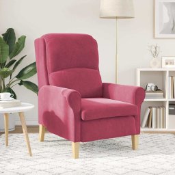 vidaXL Fauteuil Wijnrood Fluweel