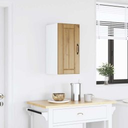 vidaXL Keukenbovenkast Lucca bewerkt hout artisanaal eikenkleur