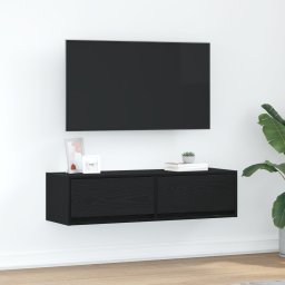 vidaXL TV-kast 100 x 31 x 25,5 cm Zwart eiken Bewerkt hout