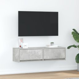 vidaXL TV-kast 100 x 31 x 25,5 cm Betongrijs Bewerkt hout