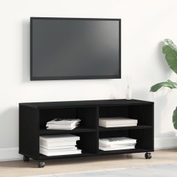 vidaXL TV-kast 90 x 35 x 40,5 cm Zwart Bewerkt hout