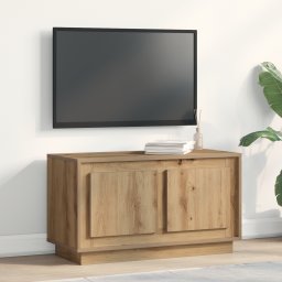 vidaXL TV-kast 80 x 35 x 45 cm artisanaal eikenkleurig Bewerkt hout