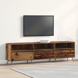 vidaXL TV-kast 150 x 30 x 44,5 cm Oud hout Bewerkt hout