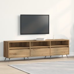 vidaXL TV-kast 150 x 30 x 44,5 cm artisanaal eikenkleurig Bewerkt hout