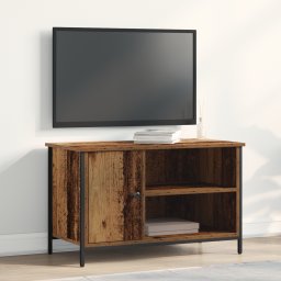vidaXL TV-kast 80 x 40 x 50 cm Oud hout Bewerkt hout
