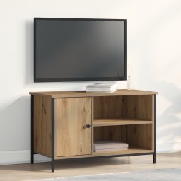 vidaXL TV-kast 80 x 40 x 50 cm artisanaal eikenkleurig Bewerkt hout