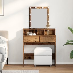 vidaXL Kaptafel Oud Hout 80 x 41 x 144,5 cm Bewerkt hout