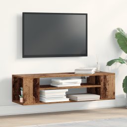 vidaXL TV-kast 100 x 30 x 26,5 cm Oud hout Bewerkt hout