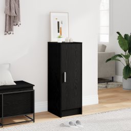 vidaXL Schoenenkast 32 x 35 x 92 cm Bewerkt hout Zwart eiken