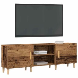 vidaXL TV-kast 150 x 30 x 50 cm Oud hout Bewerkt hout