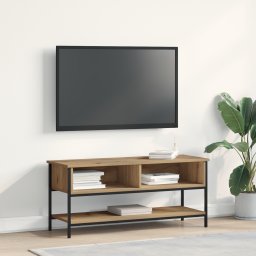 vidaXL Tv-meubelset 100 x 35 x 45 cm Artisan Eiken Bewerkt hout
