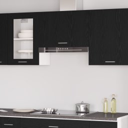 vidaXL Hangkast Lyon Zwart Eiken 60 x 31 x 40 cm Bewerkt hout
