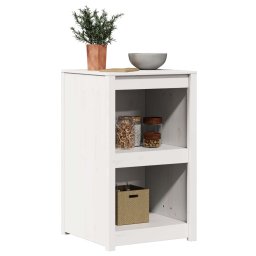 vidaXL Keukenkast MEPPEL Wit 55 x 55 x 92 cm Massief grenenhout