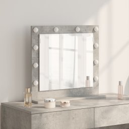 vidaXL Schmink Spiegel Beton Grijs 60 x 55 x 18 cm Rechthoekig
