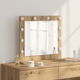 vidaXL Schmink Spiegel Artisan Eiken 60 x 55 x 18 cm Rechthoekig