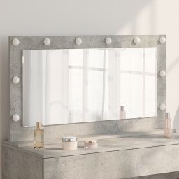 vidaXL Schmink Spiegel Beton Grijs 100 x 55 x 18 cm Rechthoekig